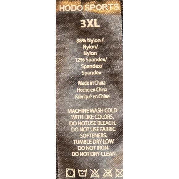 Hodo Sports Swim Trunks Pockets Lined Drawstring Blue Big & Tall Men's 3XL New - Picture 11 of 11